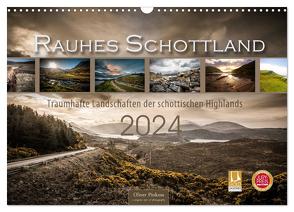Rauhes Schottland (Wandkalender 2024 DIN A3 quer), CALVENDO Monatskalender von Pinkoss,  Oliver