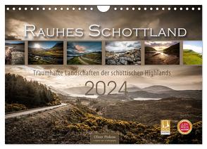 Rauhes Schottland (Wandkalender 2024 DIN A4 quer), CALVENDO Monatskalender von Pinkoss,  Oliver