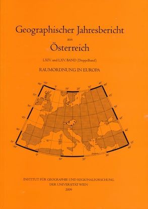 Raumordnung in Europa von Fassmann,  Heinz, Hummer,  Alois, Weixlbaumer,  Norbert, Wohlschlägl,  Helmut