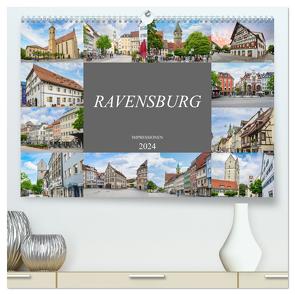 Ravensburg Impressionen (hochwertiger Premium Wandkalender 2024 DIN A2 quer), Kunstdruck in Hochglanz von Meutzner,  Dirk