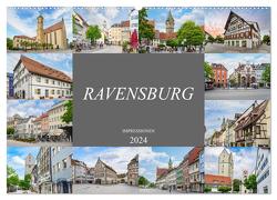 Ravensburg Impressionen (Wandkalender 2024 DIN A2 quer), CALVENDO Monatskalender von Meutzner,  Dirk