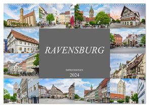Ravensburg Impressionen (Wandkalender 2024 DIN A2 quer), CALVENDO Monatskalender von Meutzner,  Dirk