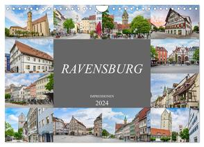 Ravensburg Impressionen (Wandkalender 2024 DIN A4 quer), CALVENDO Monatskalender von Meutzner,  Dirk