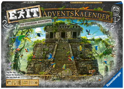 Ravensburger 18956 – EXIT Adventskalender – Der verborgene Mayatempel – 24 Rätsel für EXIT-Begeisterte ab 10 Jahren