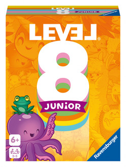 Ravensburger 20860 – Level 8 Junior, Die Junior Variante des beliebten Kartenspiels für 2-5 Spieler ab 6 Jahren / Kinderspiel / Familienspiel / Reisespiel / Perfekt als Geschenk von Armbruster,  Susanne, Bakker,  Remco