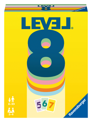 Ravensburger 20865 – Level 8, Das beliebte Kartenspiel für 2-6 Spieler ab 8 Jahren / Familienspiel / Reisespiel / Perfekt als Geschenk