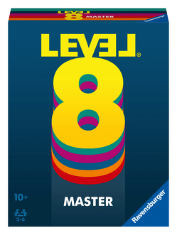 Ravensburger 20868 – Level 8 Master, Die Master Version des beliebten Kartenspiels für 2-6 Spieler ab 10 Jahren / Familienspiel / Reisespiel / Perfekt als Geschenk