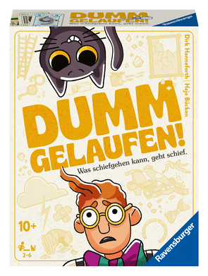 Ravensburger 20968 – Dumm Gelaufen! Kartenspiel für 2-6 Personen, Mit Mac und schwarzer Katze Murphy, Unterhaltung ab 10 Jahren von Bücken,  Hajo, Hanneforth,  Dirk