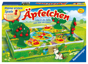 Ravensburger 22236 – Äpfelchen – Sammelspiel für Kinder, Äpfel pflücken für 2-4 Spieler ab 4-7 Jahren