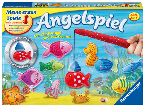Ravensburger 22337 – Angelspiel – Angeln für Kinder, Fische fangen für 2-4 Spieler ab 2-5 Jahren
