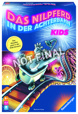 Ravensburger 22361 – Das Nilpferd in der Achterbahn Kids – Gesellschaftsspiel für Kinder und Familien ab 7 Jahren, für 3-6 Spieler – Partyspiel von Kaes,  Bertram