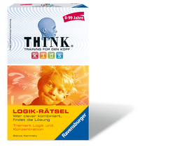 Ravensburger 23294 – Think Kids Logik-Rätsel, Mitbringspiel für 1 Spieler, ab 8-99 Jahren, kompaktes Format, Reisespiel, Rätselspaß von Kaminsky,  Bianca