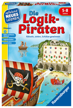 Ravensburger 24969 – Die Logik-Piraten – Spielen und Lernen für Kinder, Lernspiel für Kinder von 5-8 Jahren, Spielend Neues Lernen für 1-4 Spieler von Dirscherl,  Wolfgang