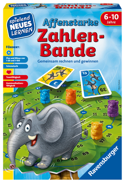 Ravensburger 24973 – Affenstarke Zahlen-Bande – Spielen und Lernen für Kinder, Spiel für Kinder von 6-10 Jahren, Spielend Neues Lernen für 1-6 Spieler von Teubner,  Marco