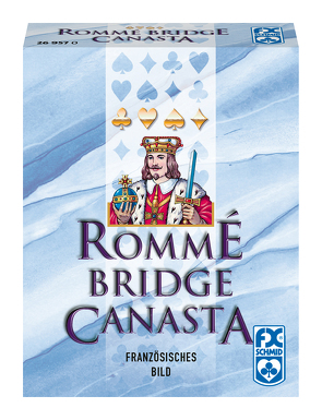 Ravensburger 26957 – Rommé Bridge Canasta, Kartenspiele ab 8 Jahren, Klassiker