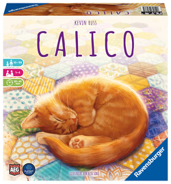 Ravensburger 27038 – Calico, Abwechslungsreiches Legespiel für Erwachsene, Kinder und Katzen Fans ab 10 Jahren, Ideal für Spieleabende für 1-4 Spieler
