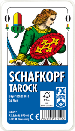 Ravensburger 27042 – Schafkopf/Tarock, Bayrisches Bild, 36 Karten in Faltschachtel