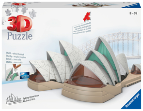 Ravensburger 3D Puzzle 11243 – Sydney Opera House – 216 Teile – Das Opernhaus Sydney zum selber Puzzeln ab 8 Jahren