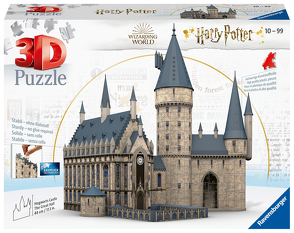 Ravensburger 3D Puzzle 11259 – Harry Potter Hogwarts Schloss – Die Große Halle – 540 Teile – Für alle Harry Potter Fans ab 10 Jahren