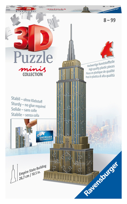 Ravensburger 3D Puzzle 11271 – Mini Empire State Building – 54 Teile – ab 8 Jahren