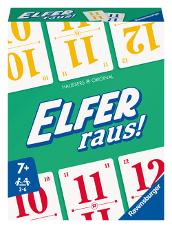 Ravensburger Elfer raus! Der Klassiker, Kartenspiel 2 – 6 Spieler, Spiel ab 7 Jahren für Kinder und Erwachsene von Hausser