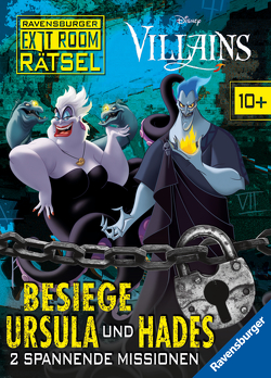 Ravensburger Exit Room Rätsel: Disney Villains – Besiege Ursula und Hades: 2 spannende Missionen von Scheller,  Anne