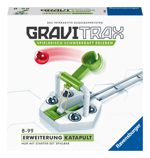 Ravensburger GraviTrax Erweiterung Katapult – Ideales Zubehör für spektakuläre Kugelbahnen, Konstruktionsspielzeug für Kinder ab 8 Jahren