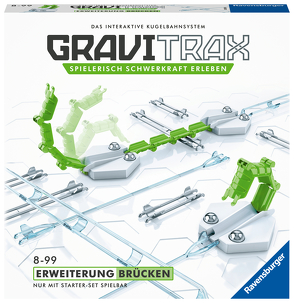 Ravensburger GraviTrax Kugelbahn – Erweiterung Brücken 26120, für Kinder ab 8 Jahren und Erwachsene