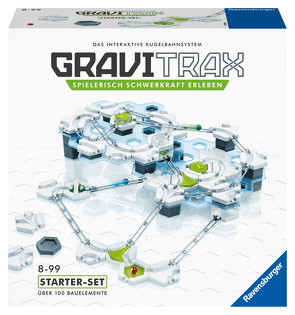 Ravensburger GraviTrax Starter-Set – Erweiterbare Kugelbahn für Kinder, Interaktive Murmelbahn, Lernspielzeug und Konstruktionsspielzeug ab 8 Jahren