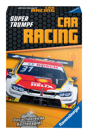 Ravensburger Kartenspiel, Supertrumpf Car Racing 20696, Quartett und Trumpf-Spiel für Technik-Fans ab 7 Jahren