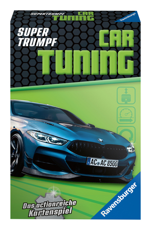 Ravensburger Kartenspiel, Supertrumpf Car Tuning 20684, Quartett und Trumpf-Spiel für Technik-Fans ab 7 Jahren