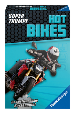 Ravensburger Kartenspiel, Supertrumpf Hot Bikes, 20693, Quartett und Trumpf-Spiel für Technik-Fans ab 7 Jahren