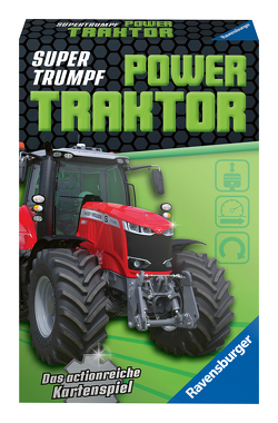 Ravensburger Kartenspiel, Supertrumpf Power Traktor 20689, Quartett und Trumpf-Spiel für Technik-Fans ab 7 Jahren