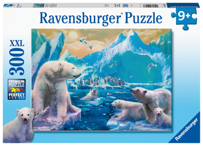 Ravensburger Kinderpuzzle – 12947 Im Reich der Eisbären – Tier-Puzzle für Kinder ab 9 Jahren, mit 300 Teilen im XXL-Format