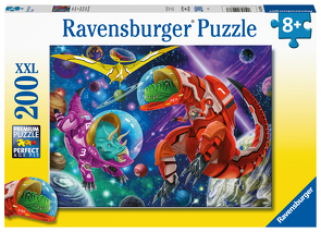 Ravensburger Kinderpuzzle – Weltall Dinos – 200 Teile Puzzle für Kinder ab 8 Jahren