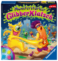 Ravensburger Kinderspiel Monsterstarker Glibber-Klatsch, Gesellschafts- und Familienspiel, für Kinder und Erwachsene, für 2-4 Spieler, ab 5 Jahren von Haferkamp,  Kai