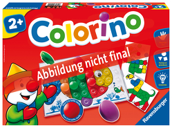 Ravensburger Kinderspiele 20832 – Colorino – Kinderspiel zum Farbenlernen, Mosaik Steckspiel, Spielzeug ab 2 Jahre