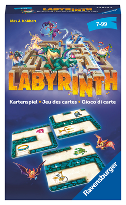 Ravensburger® – Labyrinth Kartenspiel 20849 – Der Familienklassiker für 2 – 6 Spieler – Spiel für Kinder ab 7 Jahren von Kobbert,  Max