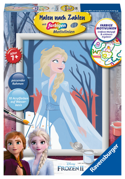 Ravensburger Malen nach Zahlen 27698 – Elsa – Kinder ab 7 Jahren