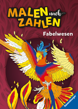 Ravensburger Malen nach Zahlen Fabelwesen – 32 Motive – 32 Motive für Stiftepackungen mit 24 Farben (Stifte nicht enthalten) – Malbuch mit nummerierten Ausmalfeldern für fortgeschrittene Fans der Reihe von Steingräber,  Mia