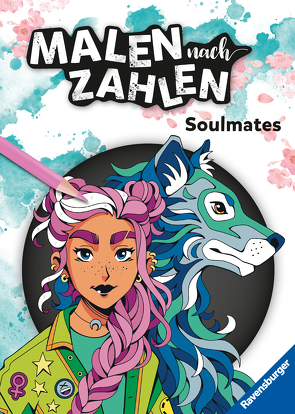 Ravensburger Malen nach Zahlen Soulmates – Manga – Anime – 32 Motive abgestimmt auf Stiftpackungen mit 24 Farben (Stifte nicht enthalten) – Malbuch mit nummerierten Ausmalfeldern für fortgeschrittene Fans der Reihe von Becker,  Karoline Julia