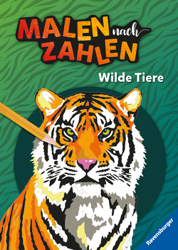 Ravensburger Malen nach Zahlen Wilde Tiere – 32 Motive – 24 Farben – Malbuch mit nummerierten Ausmalfeldern für fortgeschrittene Fans der Reihe von Coenen,  Sebastian