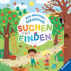 Ravensburger Mein allererster Rätselblock – Suchen und Finden – Rätselblock für Kinder ab 3 Jahren von Anderson,  Lutz, Dudziuk,  Kasia, Higgins,  Megan