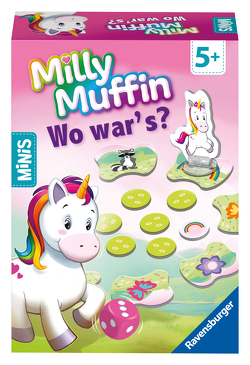 Ravensburger Minis Spiel 24570 – Milly Muffin, Wo War’s? Merkspiel für Kinder ab 5 Jahren