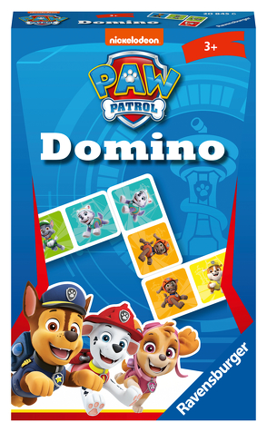 Ravensburger Mitbringspiel – 20845 – Paw Patrol Domino – Das bekannte Legespiel für Kinder ab 3 Jahren