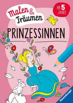 Ravensburger Prinzessinnen – malen und träumen – 24 Ausmalbilder für Kinder ab 6 Jahren – Prinzessinnen-Motive zum Entspannen von Rath,  Tessa