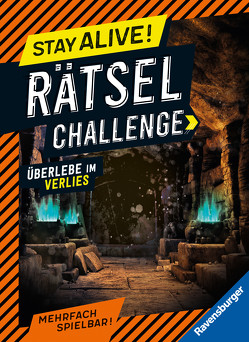 Ravensburger Stay alive! Rätsel-Challenge – Überlebe im Verlies – Rätselbuch für Gaming-Fans ab 8 Jahren von Gregor,  Rina, Vettese,  Louis