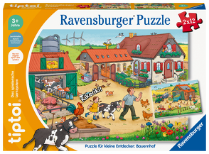 Ravensburger tiptoi 00136 Puzzle für kleine Entdecker: Bauernhof, Puzzle für Kinder ab 3 Jahren, für 1 Spieler von Görtler,  Carolin