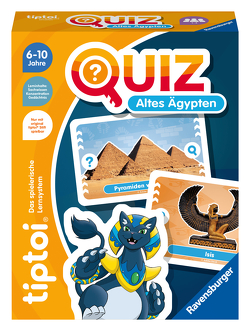 Ravensburger tiptoi 00166 Quiz Altes Ägypten, Quizspiel für Kinder ab 6 Jahren, für 1-4 Spieler