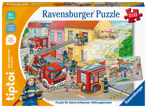 Ravensburger tiptoi Puzzle 00133 Puzzle für kleine Entdecker: Rettungseinsatz, Puzzle für Kinder ab 3 Jahren, für 1 Spieler von Bachmann,  Andreas